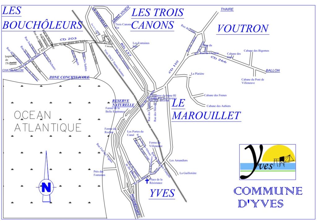 Plan de la commune